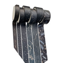 6Rolls Aesthetic Decorative Tape 5Meter Per-black background