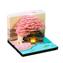Twenty twenty six Decorative Weekly Calendar 3D Flower-pink