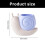 Cute Snail Design Desktop Storage Container For pen-Blue 2