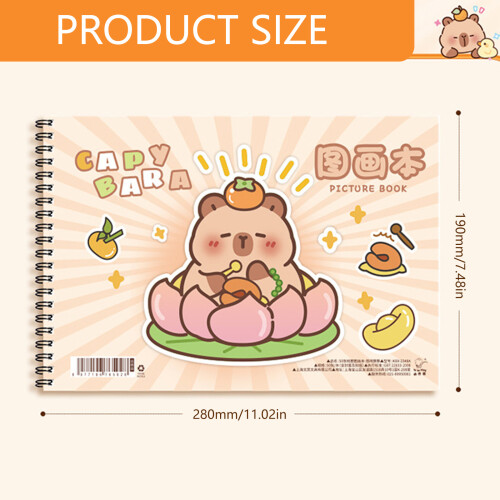 Twin Coil Binding Sketchbook 100GSM Thick Paper Drawing-2 2