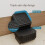 4 Pieces Plastic Stackable Leg Risers Universal-square brown 6