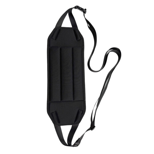 Travel Footstool With Modifiable Length Belts Improves