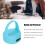 Bluetooth Smart-Ring-Controller mit 20 mAh Akku, Reichweite 10 m, Blau 10