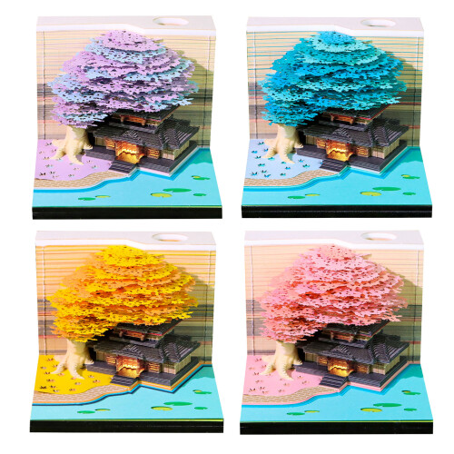 Twenty twenty six Decorative Weekly Calendar 3D Flower-pink 1