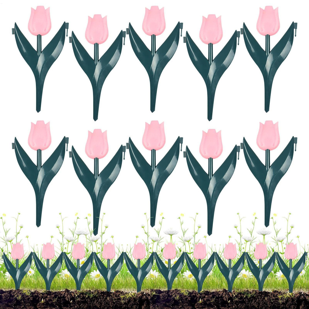 Landscape Edging Border Pink For Garden Beds And Raised Vegetable Beds Plant Decorations 9105992885251