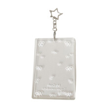 Clear Card Sleeve 3Inch Acrylic Photo Display-Transparent bow