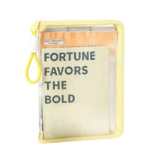 Multipurpose Clear Clipboard Document Organiser-Yellow