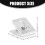 Modern Acrylic Square Clips Multipurpose Desk Stationery-15 4