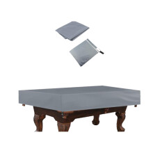 8ft Pool Table Cover Waterproof, 210D Oxford Fabric Outdoor Silver, Garden Furniture Protection