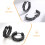 Un Par De Pendientes Huggie Circulares Para 7