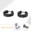 Un Par De Pendientes Huggie Circulares Para 8