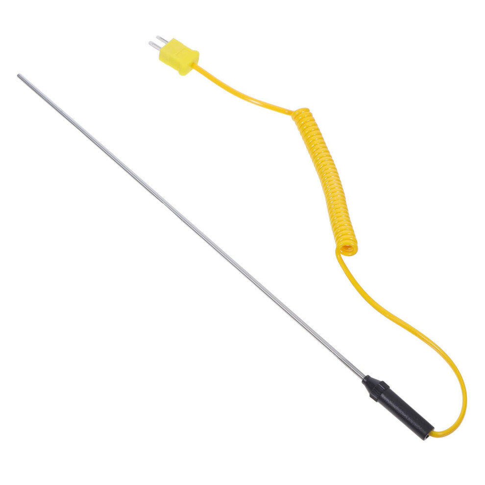 Stainless Type Thermocouple Probe Handheld Surface Sensor For Liquid Measurement, Compact Design, Hvac Exhaust 9067246483593
