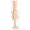 2Pcs Christmas Wooden Unfinished Nutcracker DIY Blank Beige 1