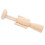 2Pcs Christmas Wooden Unfinished Nutcracker DIY Blank Beige 3