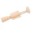 2Pcs Christmas Wooden Unfinished Nutcracker DIY Blank Beige 2