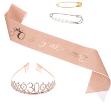 1 Set Princess Crown Alloy Decoration For Birthday Party