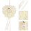 4Pcs Wedding Ring Pillows Box Heart Shaped Holder For Rings 9