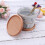 4 Pcs Beech Wood Coasters Round Stackable Insulation Mat With Groove 8