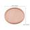 4 Pcs Beech Wood Coasters Round Stackable Insulation Mat With Groove 2