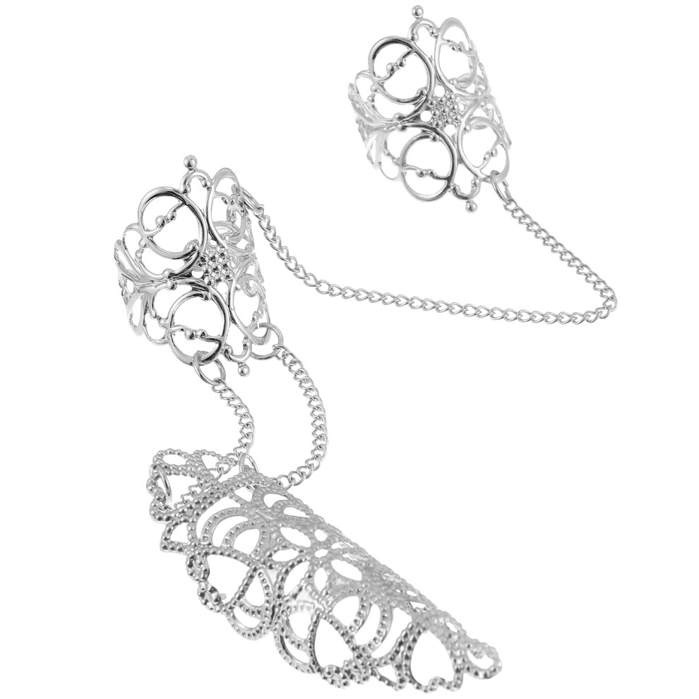 Photos - Ring gothic metal claw  for women finger nail accessory