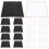 Flower Packaging Floral Film Material Black 40 Sheets 4
