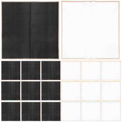 Flower Packaging Floral Film Material Black 40 Sheets 1