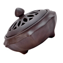 1Pc Ceramic Incense Burner Censer Holder Desktop Decor For Home