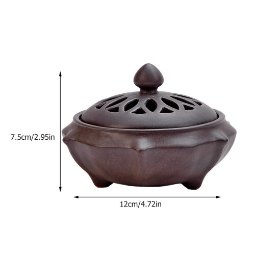1Pc Ceramic Incense Burner Censer Holder Desktop Decor For Home 1