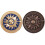 2 Retro Broches Rond Decoratie 3