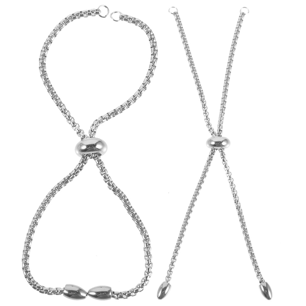 Photos - Bracelet 2Pcs Diy Adjustable Simple  Decor Minimalist Female 