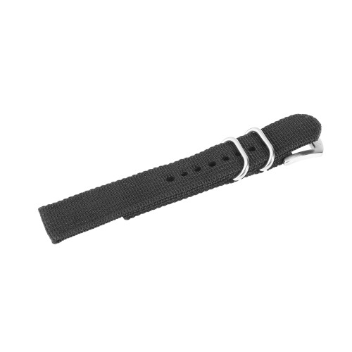 20mm Canvas Watch Strap Waterproof Replacement Band Black 1