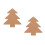 2Pcs Mosaic Coasters For Crafts Christmas Tree Blank Base Trays 5