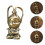 5pcs Handmade Copper Monkey King Pendant Keychain Wukong Statue 11