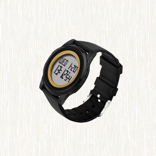 Multi Function LED Waterproof Electronic Watch for Men Golden 1