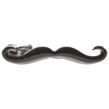 Tie Clip Holder Necktie Clip Black Alloy 1pcs