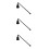 3Pcs Aluminum Candle Snuffer With Handle For Home Decor 8