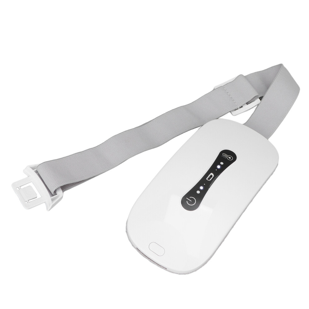 White Belly Heating Pad with 3 Heat Settings Skin-Friendly Material