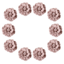Hair Flower Headwear Hair Accessories Microfiber 10pcs