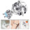 Delicate Cool Boy Silver Pendant Creative Jewelry Charm 9