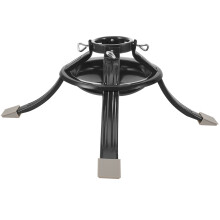 Iron Xmas Tree Support Bracket For Decor In Dark Green
