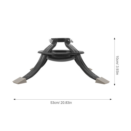 Iron Xmas Tree Support Bracket For Decor In Dark Green 1
