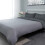 (Single (£5.95)) Reversible Plain Duvet Cover Bedding Set With Pillowcase (Grey - Silver) 1