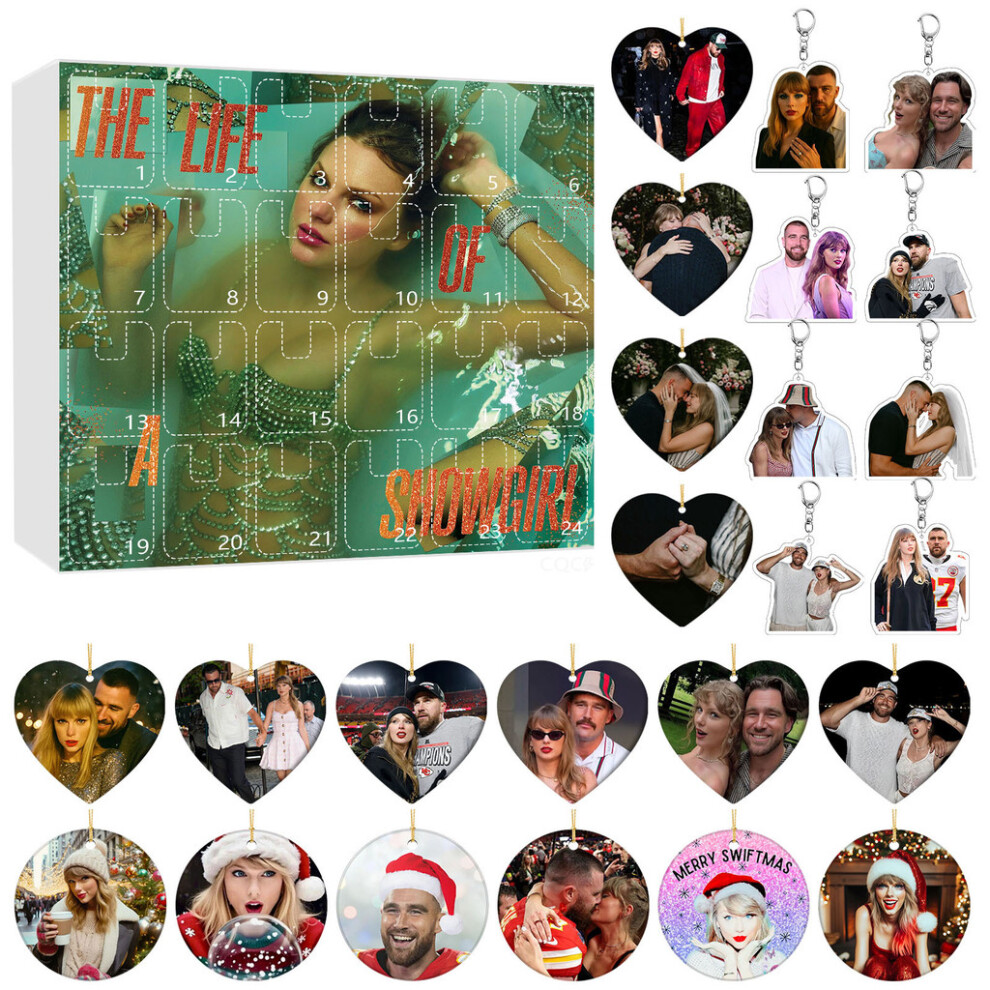 (Style I) Countdown Taylor Christmas Acrylic Pendants Holiday Decor Special Occasion Gifts-image-OPC-PMPMRQG-NEW