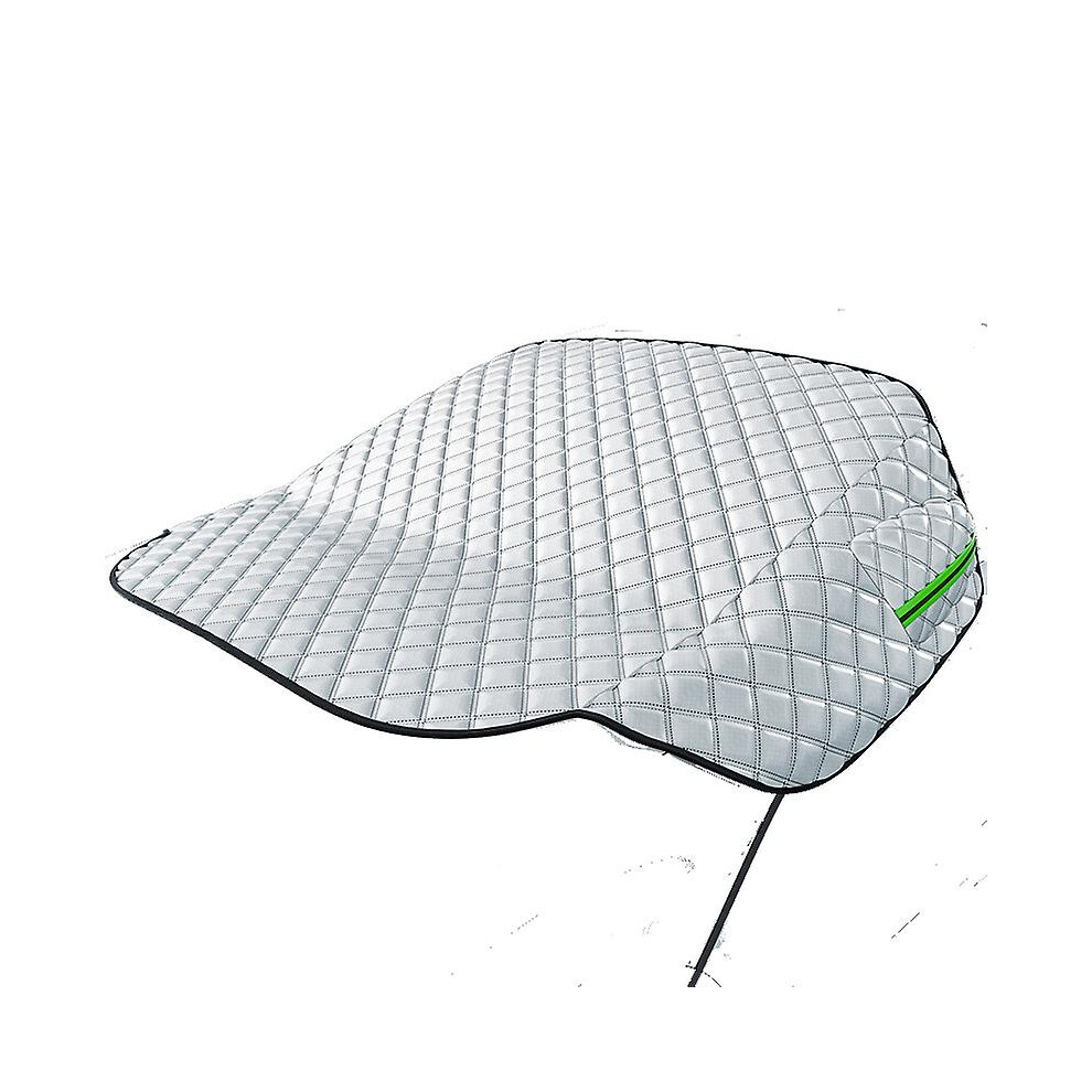 Kikidex (As Show, One Size) Car Windshield Cover, Magnetic Winter Windshield, Universal Car Cover Against Frost, Snow, Ice, Rain-238128Cm