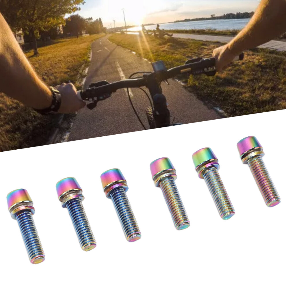 Colorful Steel M5x23mm Water Bottle Cage Bolts For Handlebar Ends 3451357582898