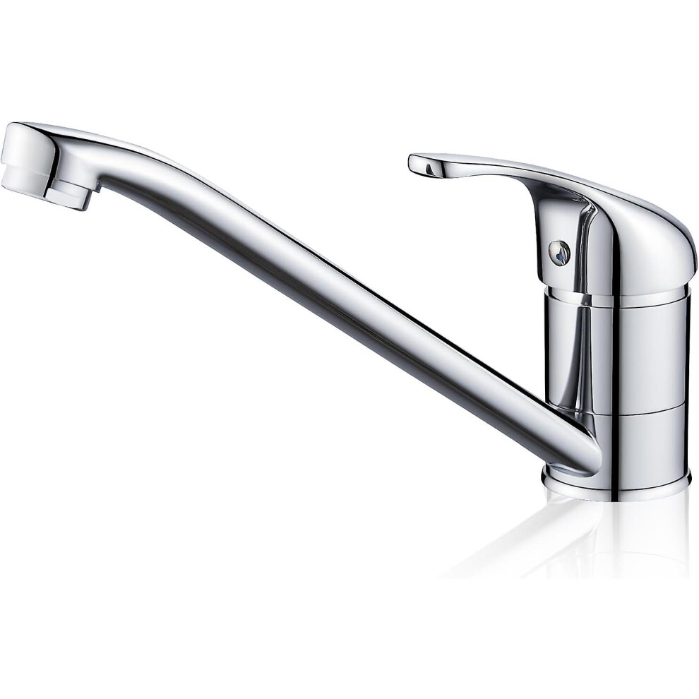 Kikidex (As Show, One Size) Kitchen Faucet - 360 Mixer - Hot And Cold Water Tap - Seat Diameter 4.5Cm, 1Pc