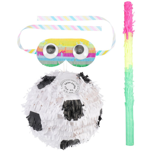1Set Pinata Tema Calcio Con Per Compleanno 2