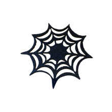 6Pz Sottobicchieri Halloween Tovagliette Nere Per Decorazione