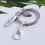 Pendant Key Ring Man Fathers Day Personalised Keyring Chain Flat 6