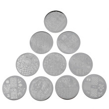 Nagel-Stempel-Set mit Blumenwald-Motivplatten für perfekte Nagelkunst